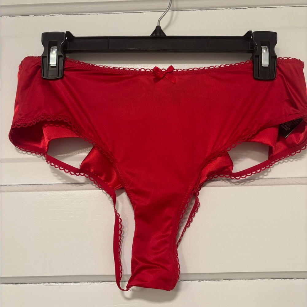 Victoria's Secret Red Lace Panty